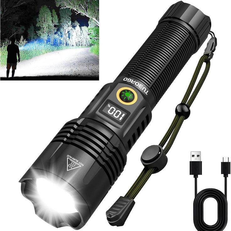 High-Lumen Ultra Bright LED Flashlight