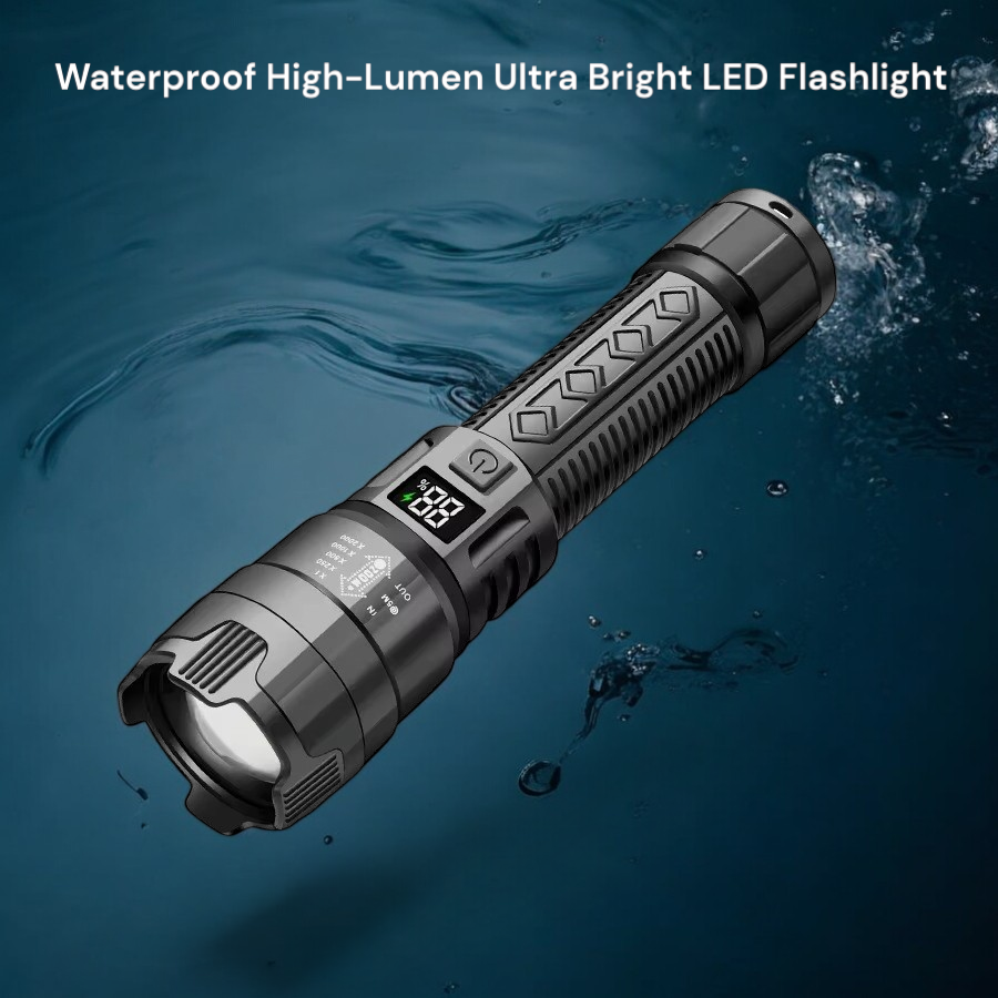 High-Lumen Ultra Bright LED Flashlight
