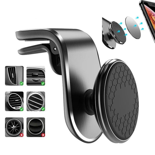 Super Strong Magnetic Car Phone Holder Air Vent Clip Mount