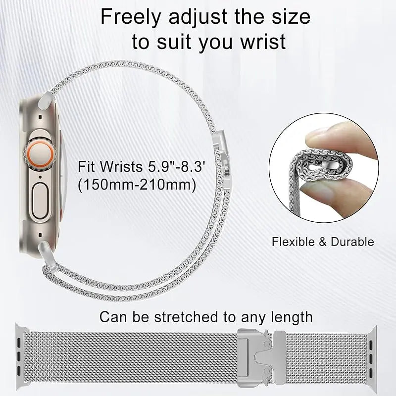 Briliant Stainless Steel Strap For Iwatch